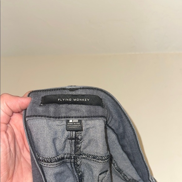 Flying Monkey Charcoal Skinny Jeans - Picture 6 of 6